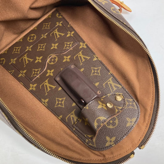 LOUIS VUITTON Backpack M99030 Monogram canvas Brown Monogram 100th Anniversary Sybilla Design Shopping in the Rain mens Used Authentic