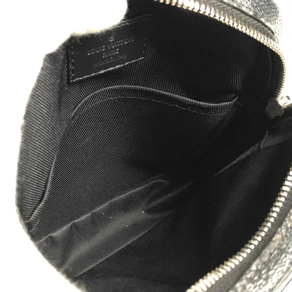 LOUIS VUITTON Shoulder Bag N40239 Graphite canvas black Damier Graphite Map Danube PM NM mens Used Authentic
