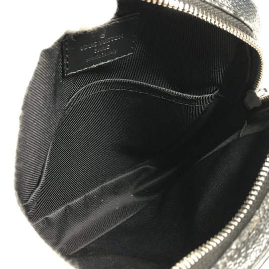 LOUIS VUITTON Shoulder Bag N40239 Graphite canvas black Damier Graphite Map Danube PM NM mens Used Authentic