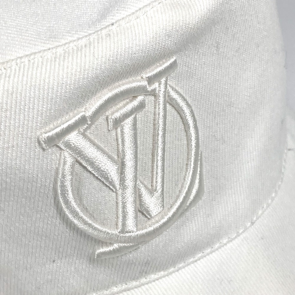 LOUIS VUITTON hat M7055S cotton white Chapeaux LV City Women Used Authentic