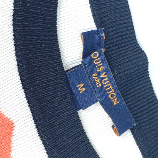LOUIS VUITTON knit Rayon, Wool multicolor Overall handle Logo Tops Women M Used Authentic
