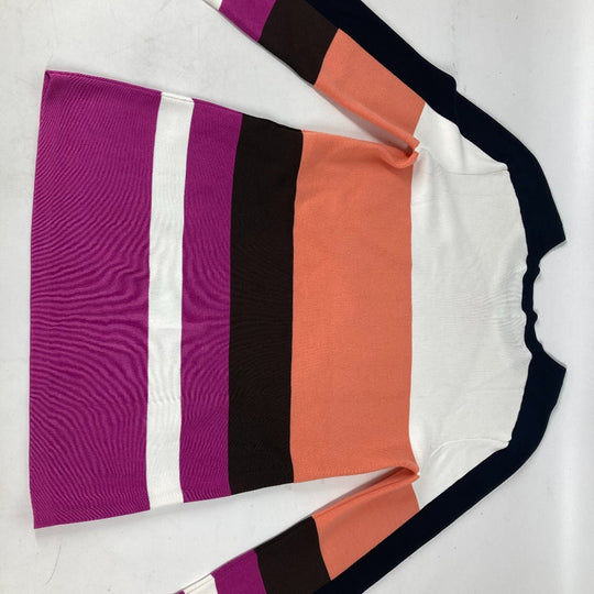 LOUIS VUITTON knit Rayon, Wool multicolor Overall handle Logo Tops Women M Used Authentic
