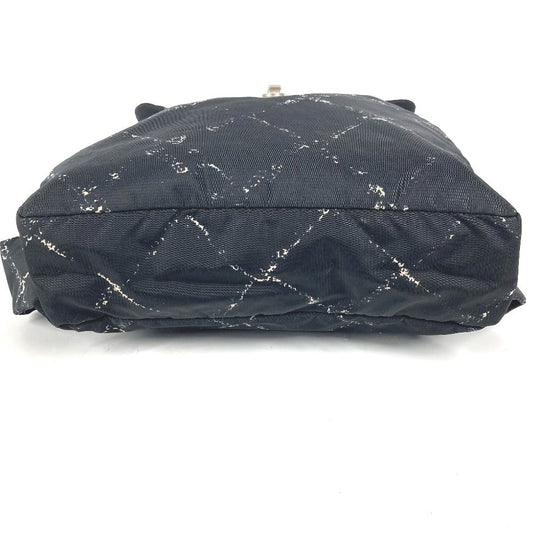 CHANEL Backpack Nylon black Old travel line Women Used Authentic