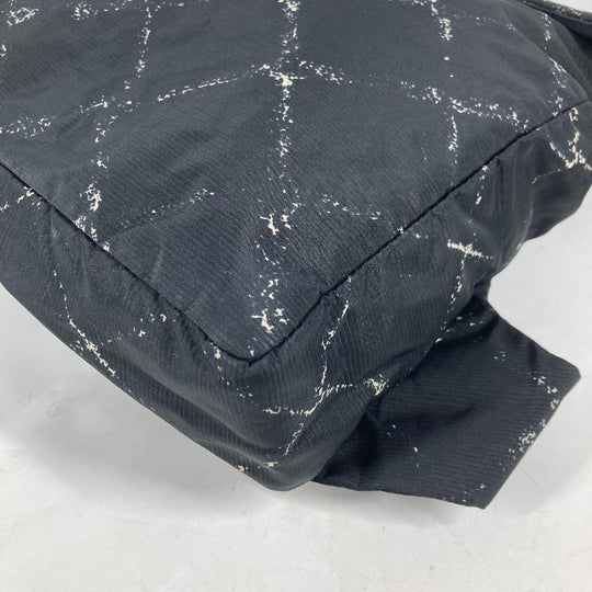 CHANEL Backpack Nylon black Old travel line Women Used Authentic