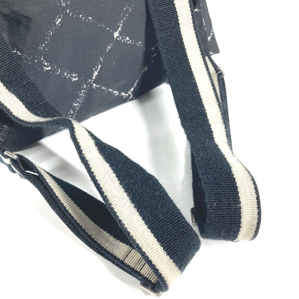 CHANEL Backpack Nylon black Old travel line Women Used Authentic
