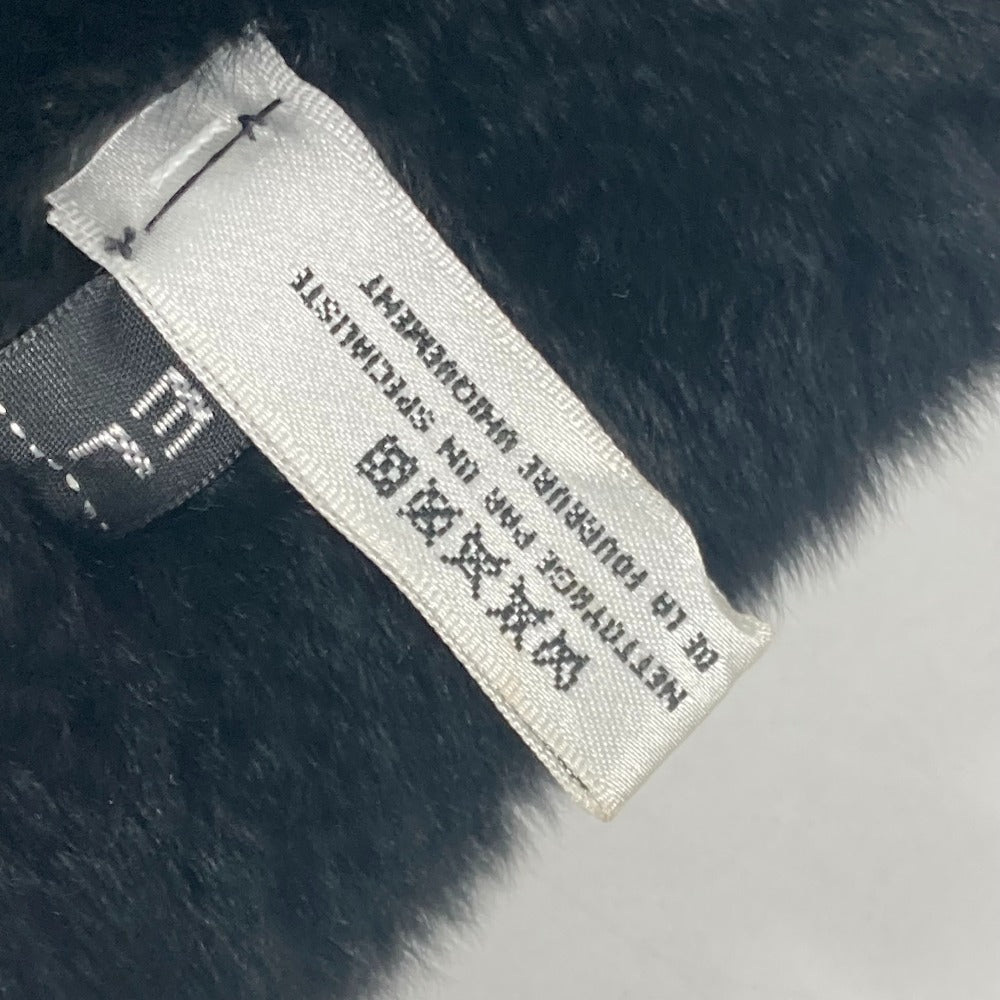 CHANEL Scarf , Lapin black Big Coco CC COCO Mark Women Used Authentic