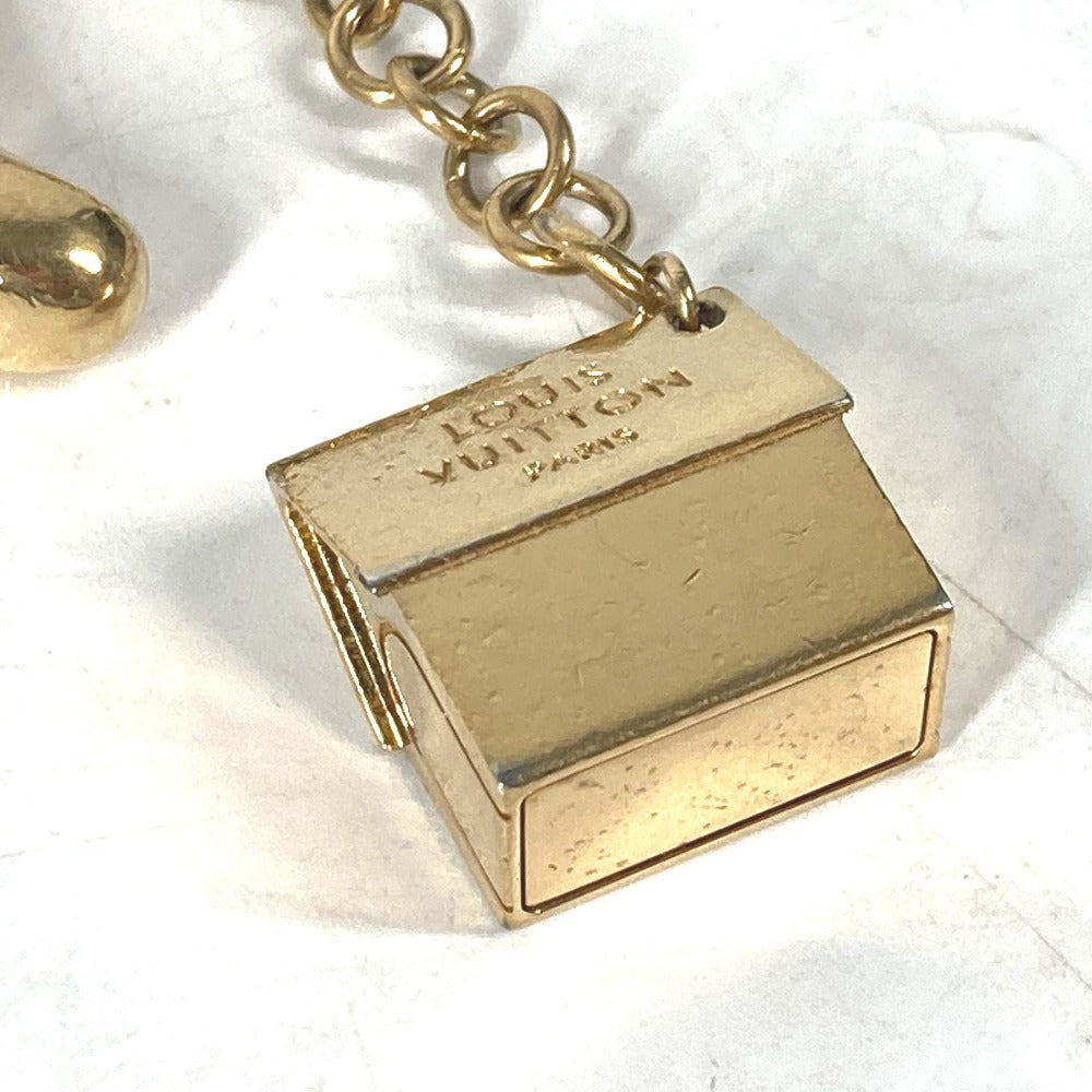 LOUIS VUITTON key ring M65177 metal gold Bijoux Sac Baxter Charm unisex(Unisex) Used Authentic