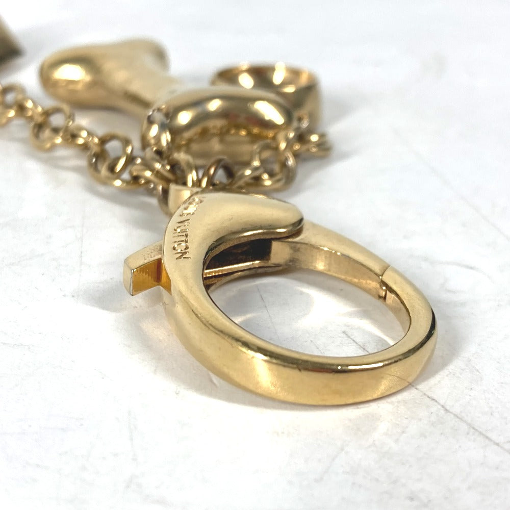 LOUIS VUITTON key ring M65177 metal gold Bijoux Sac Baxter Charm unisex(Unisex) Used Authentic