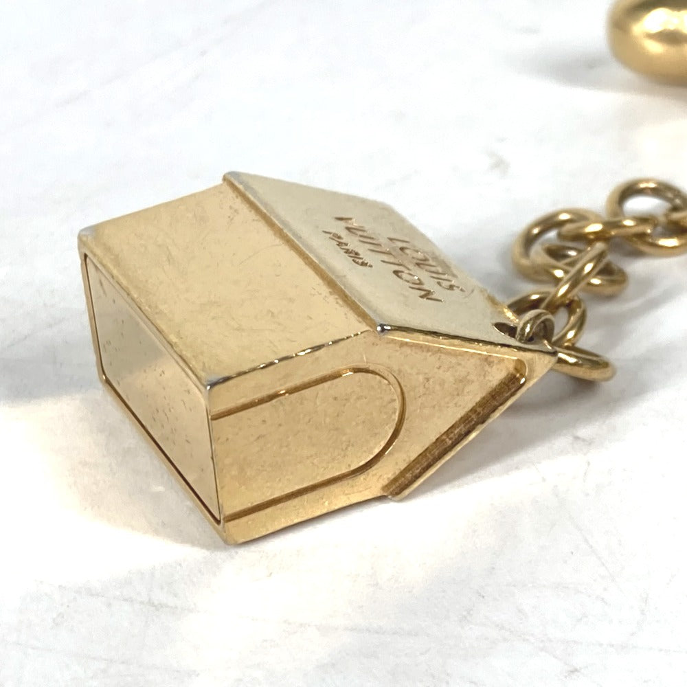 LOUIS VUITTON key ring M65177 metal gold Bijoux Sac Baxter Charm unisex(Unisex) Used Authentic