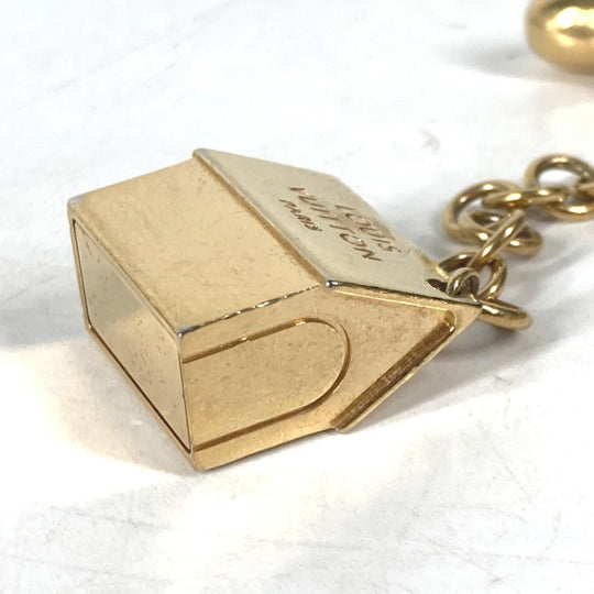 LOUIS VUITTON key ring M65177 metal gold Bijoux Sac Baxter Charm unisex(Unisex) Used Authentic