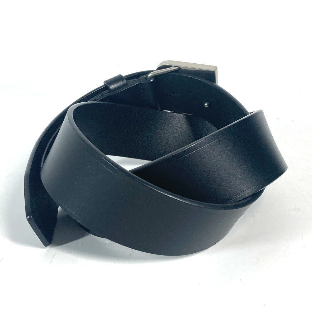 BALENCIAGA belt 655956 leather black B Buckle unisex(Unisex) 80 Used Authentic