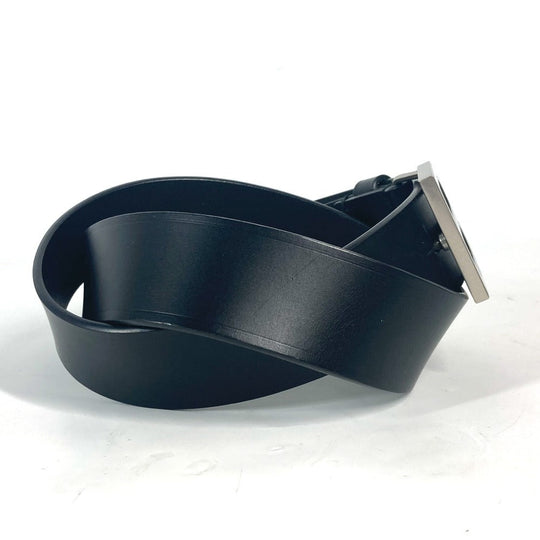 BALENCIAGA belt 655956 leather black B Buckle unisex(Unisex) 80 Used Authentic