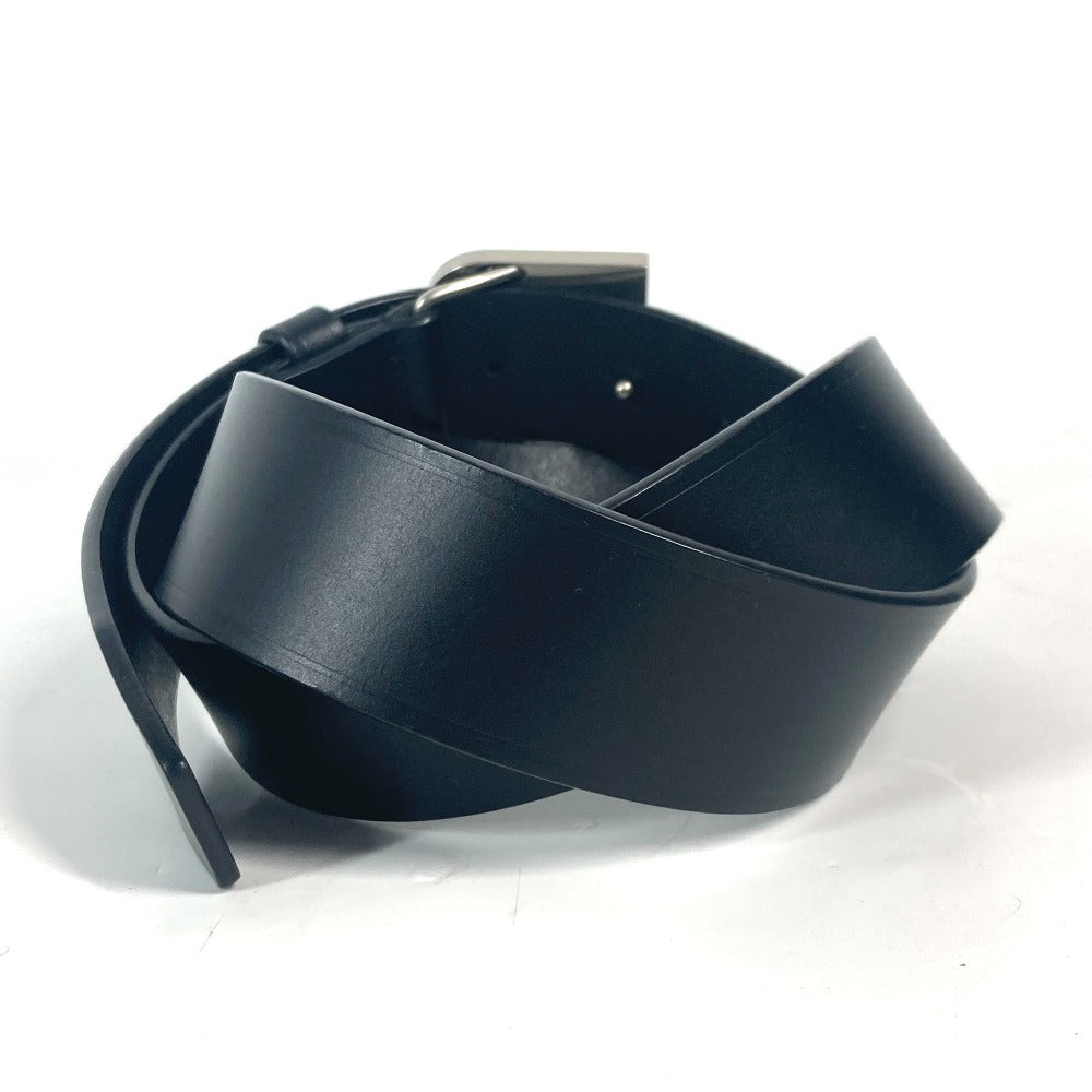 BALENCIAGA belt 655956 leather black B Buckle unisex(Unisex) 80 Used Authentic