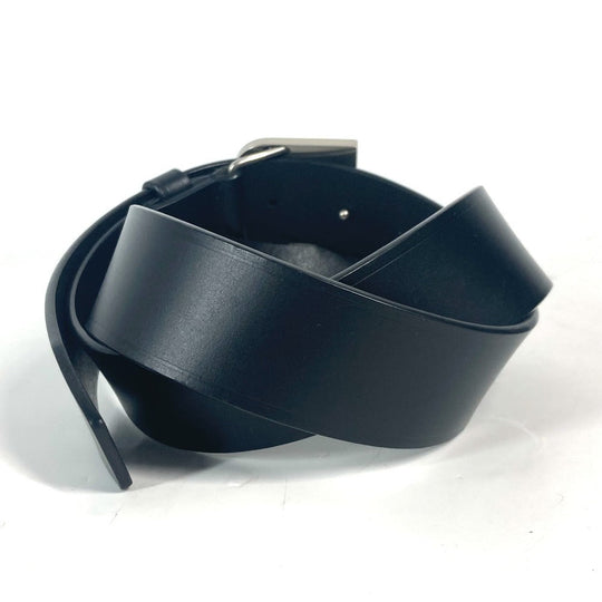 BALENCIAGA belt 655956 leather black B Buckle unisex(Unisex) 80 Used Authentic