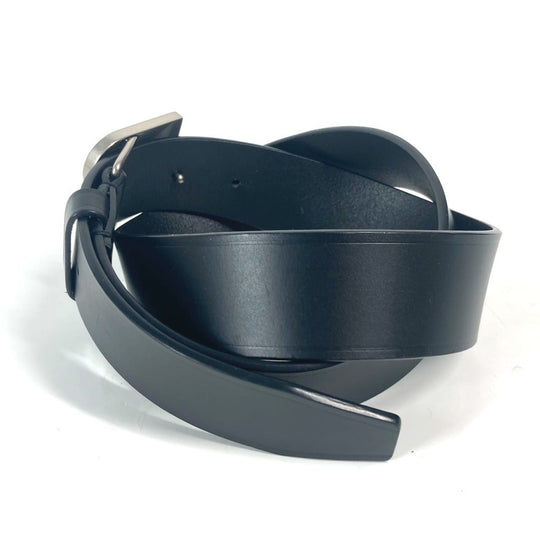 BALENCIAGA belt 655956 leather black B Buckle unisex(Unisex) 80 Used Authentic