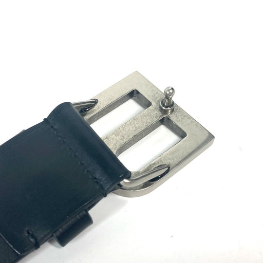 BALENCIAGA belt 655956 leather black B Buckle unisex(Unisex) 80 Used Authentic