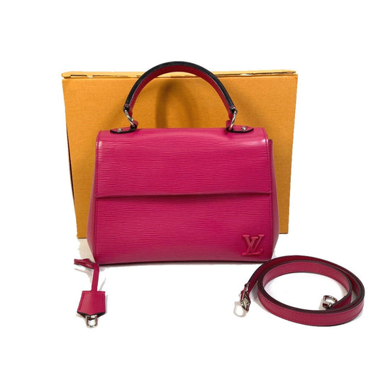 LOUIS VUITTON Handbag M42051 Epi Leather pink Epi Cluny BB