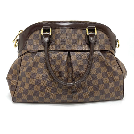 LOUIS VUITTON Shoulder Bag N51997 Damier canvas Brown Damier Trevi PM Women Used Authentic