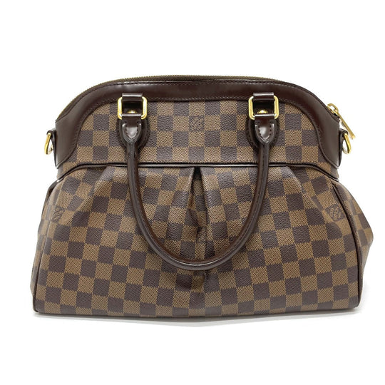 LOUIS VUITTON Shoulder Bag N51997 Damier canvas Brown Damier Trevi PM Women Used Authentic