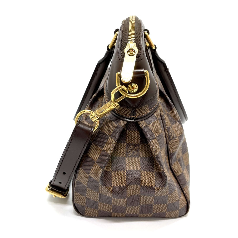 LOUIS VUITTON Shoulder Bag N51997 Damier canvas Brown Damier Trevi PM Women Used Authentic