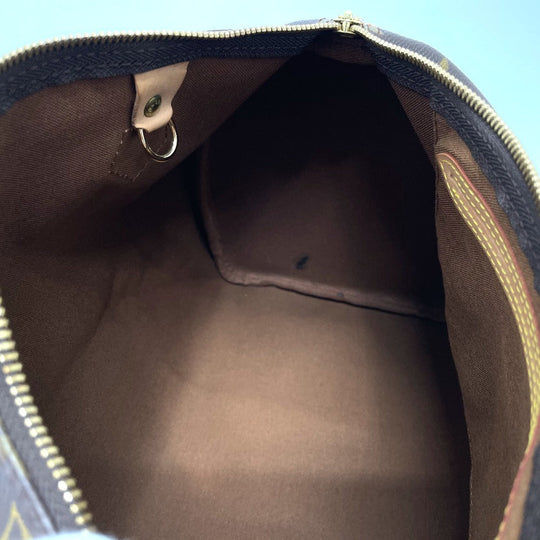 LOUIS VUITTON Boston Duffel bag M41526 Monogram canvas Brown Monogram Speedy 30 Women Used Authentic