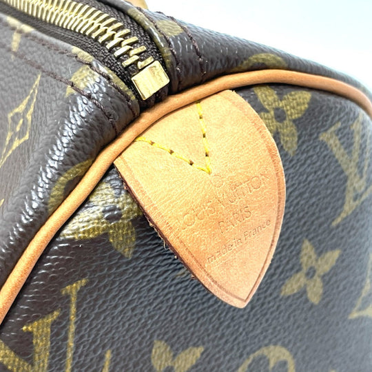 LOUIS VUITTON Boston Duffel bag M41526 Monogram canvas Brown Monogram Speedy 30 Women Used Authentic