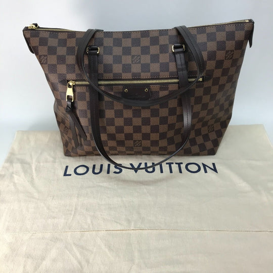 LOUIS VUITTON Shoulder Bag N41013 Damier canvas Brown Damier Jena MM Women Used Authentic