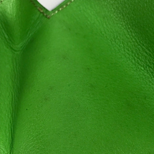 HERMES Coin case Vaux Swift Light green Le van Cator unisex(Unisex) Used Authentic