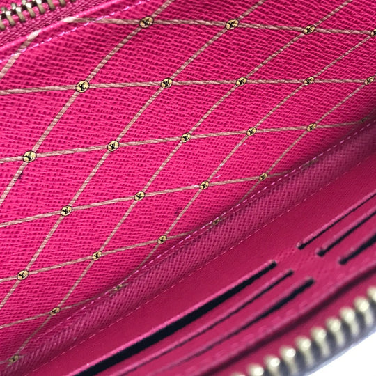 LOUIS VUITTON Long Wallet Purse M62616 Monogram canvas Brown Monogram Summer Trunk Zippy wallet Women Used Authentic