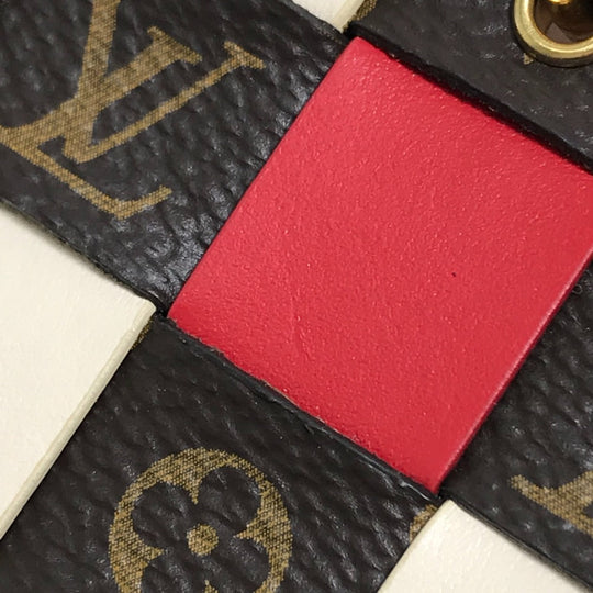 LOUIS VUITTON key ring M68657 Monogram canvas multicolor portocre monogram check Key ring Women Secondhand Authentic
