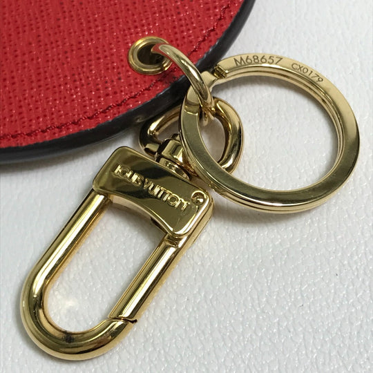 LOUIS VUITTON key ring M68657 Monogram canvas multicolor portocre monogram check Key ring Women Secondhand Authentic