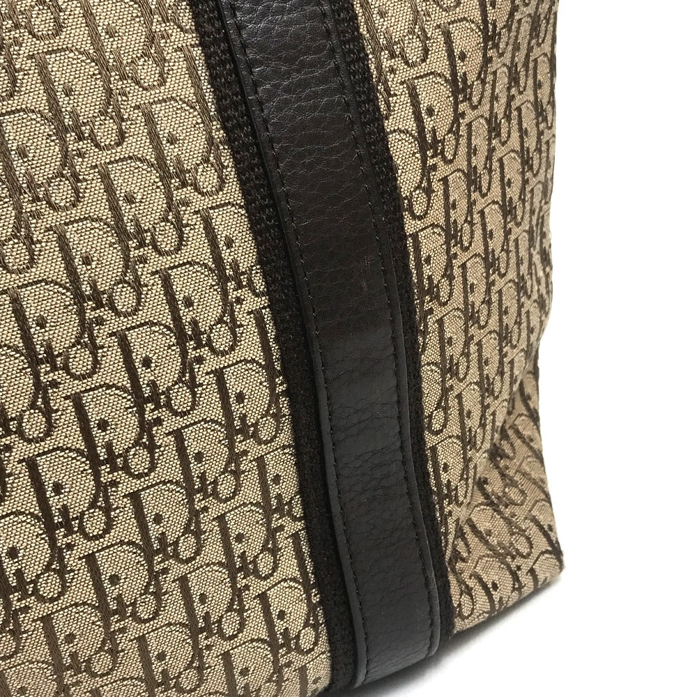 Christian Dior Tote Bag 08-BO-0027 Canvas / leather Brown Street chic Trotter Women Used Authentic