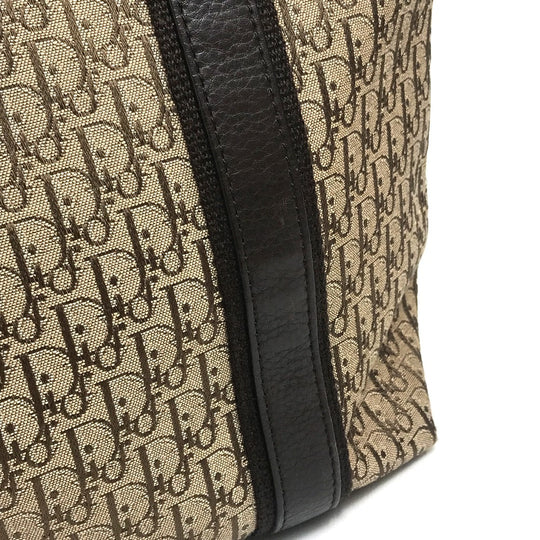 Christian Dior Tote Bag 08-BO-0027 Canvas / leather Brown Street chic Trotter Women Used Authentic