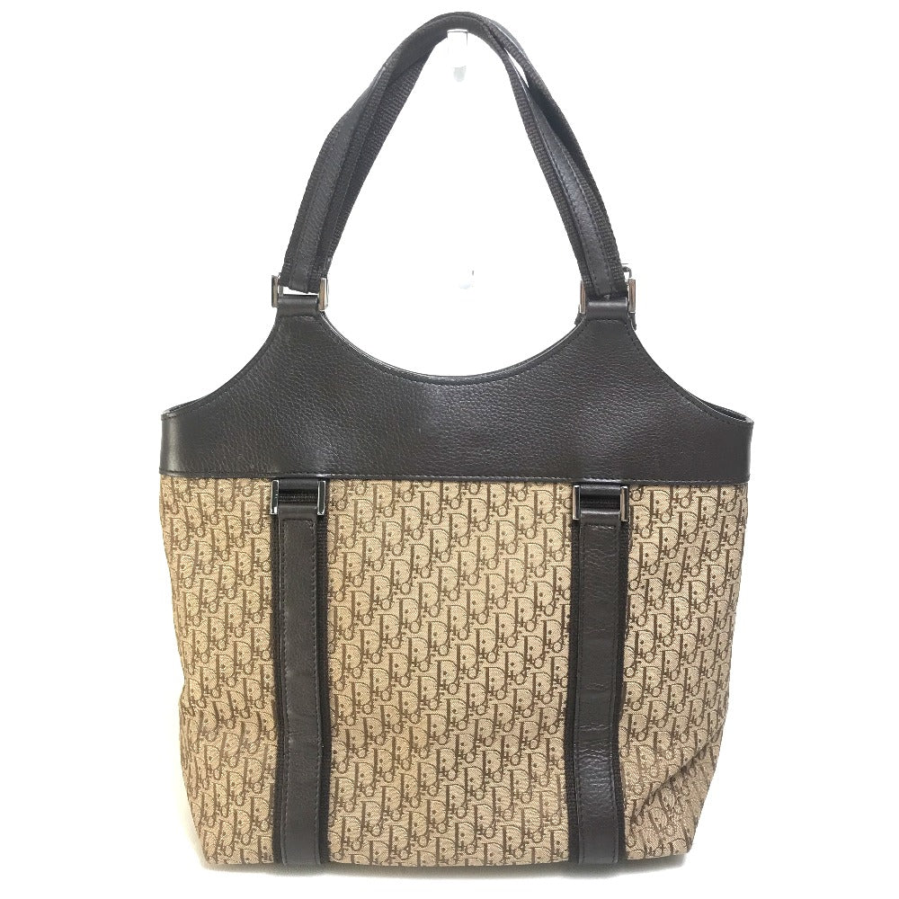 Christian Dior Tote Bag 08-BO-0027 Canvas / leather Brown Street chic Trotter Women Used Authentic