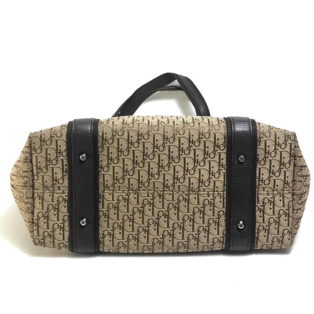 Christian Dior Tote Bag 08-BO-0027 Canvas / leather Brown Street chic Trotter Women Used Authentic