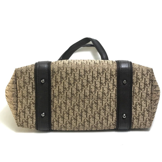 Christian Dior Tote Bag 08-BO-0027 Canvas / leather Brown Street chic Trotter Women Used Authentic