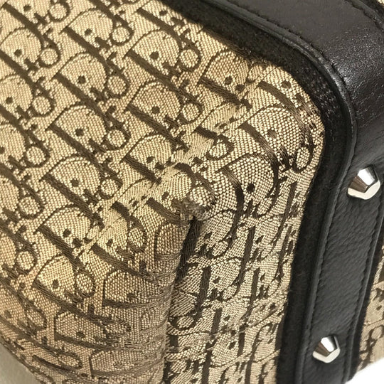 Christian Dior Tote Bag 08-BO-0027 Canvas / leather Brown Street chic Trotter Women Used Authentic