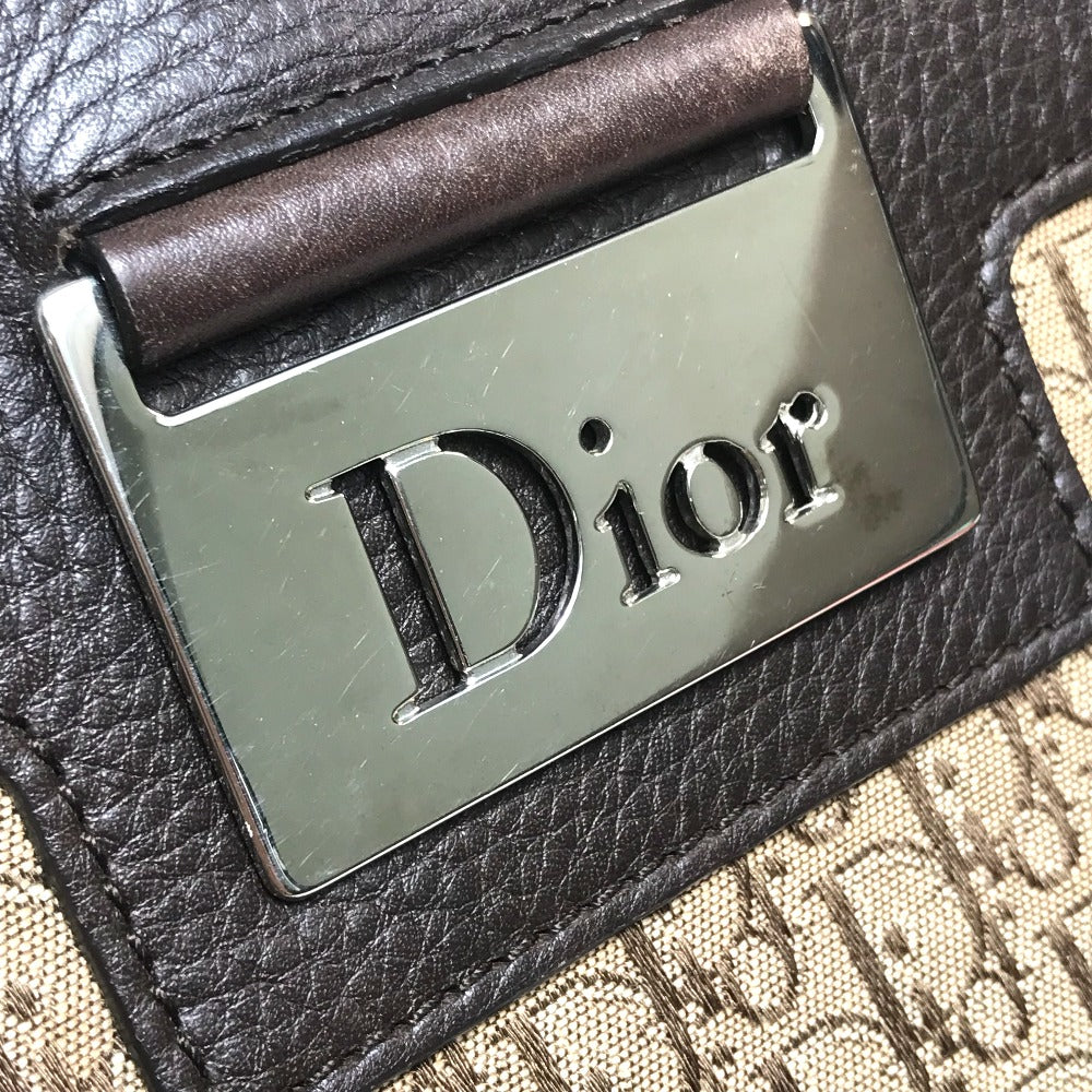 Christian Dior Tote Bag 08-BO-0027 Canvas / leather Brown Street chic Trotter Women Used Authentic