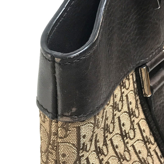 Christian Dior Tote Bag 08-BO-0027 Canvas / leather Brown Street chic Trotter Women Used Authentic