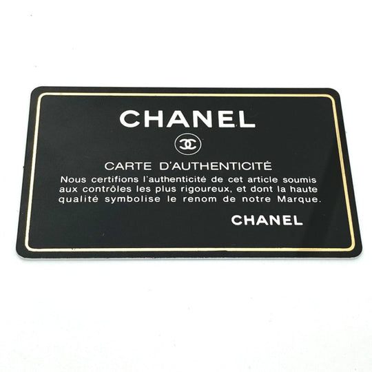 CHANEL Tote Bag A50995 Caviar skin beige CC COCO Mark Matrasse Women Used Authentic
