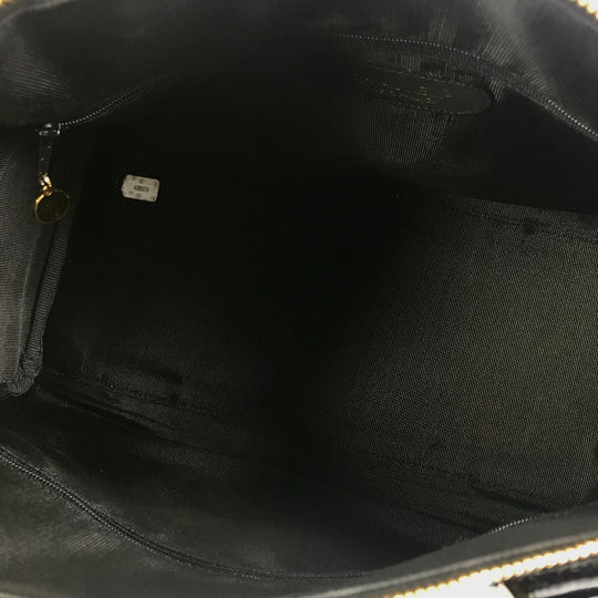 CHANEL Boston Duffel bag enamel black CC COCO Mark Women Used Authentic