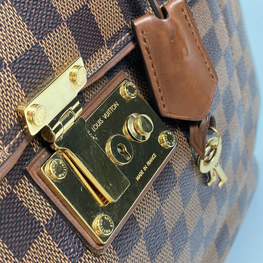 LOUIS VUITTON Handbag N41273 Damier canvas Brown Damier Ascot Women Used Authentic