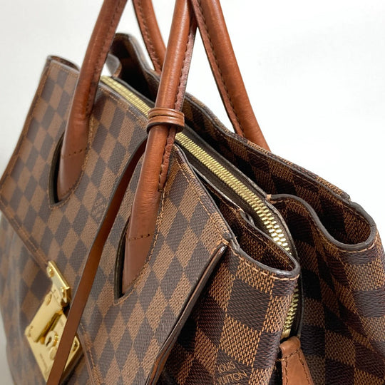 LOUIS VUITTON Handbag N41273 Damier canvas Brown Damier Ascot Women Used Authentic