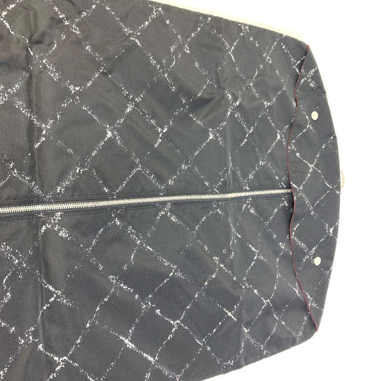 CHANEL Garment bag Nylon black Travel line Women Used Authentic