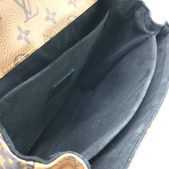 LOUIS VUITTON Shoulder Bag M44876 Monogram reverse canvas Brown Monogram reverse Pochette Metis MM Women Used Authentic