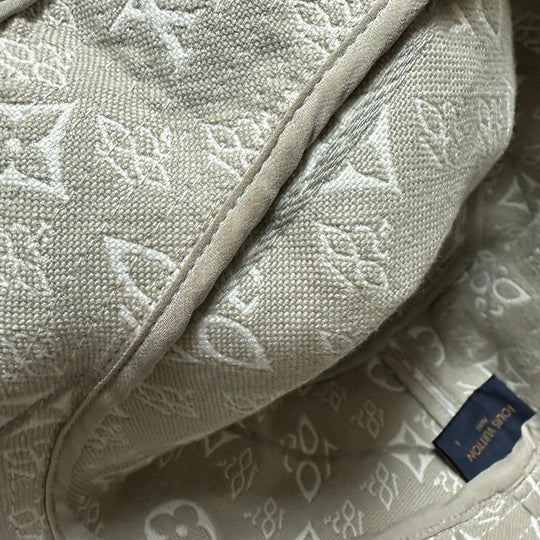 LOUIS VUITTON hat M77440 cotton Beige type chapeau monogram Jacquard S