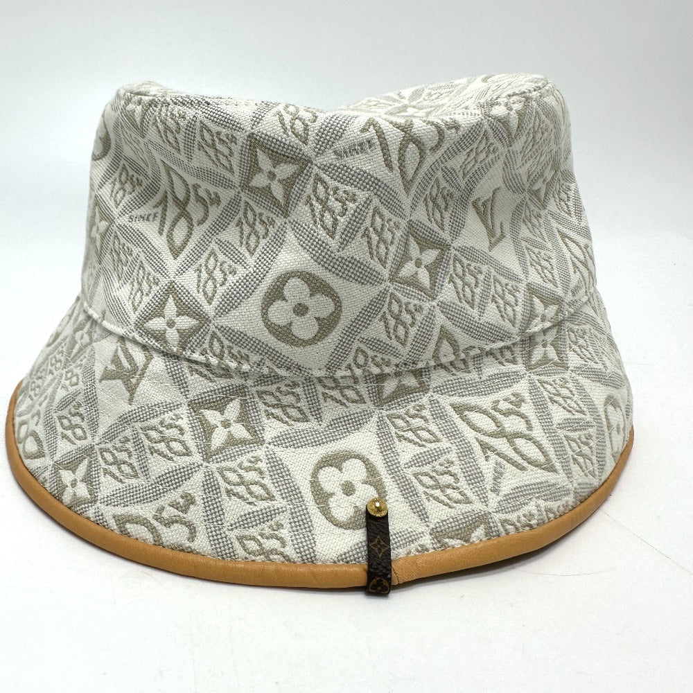 LOUIS VUITTON hat M77440 cotton Beige type chapeau monogram Jacquard S