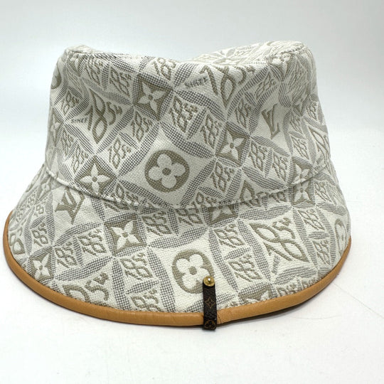 LOUIS VUITTON hat M77440 cotton Beige type chapeau monogram Jacquard S