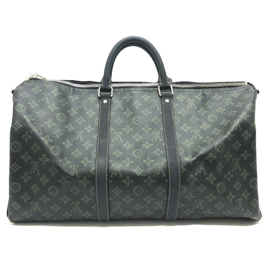 LOUIS VUITTON Boston Duffel bag M46334 Monogram canvas green Monogram Keepall bandouliere 50
