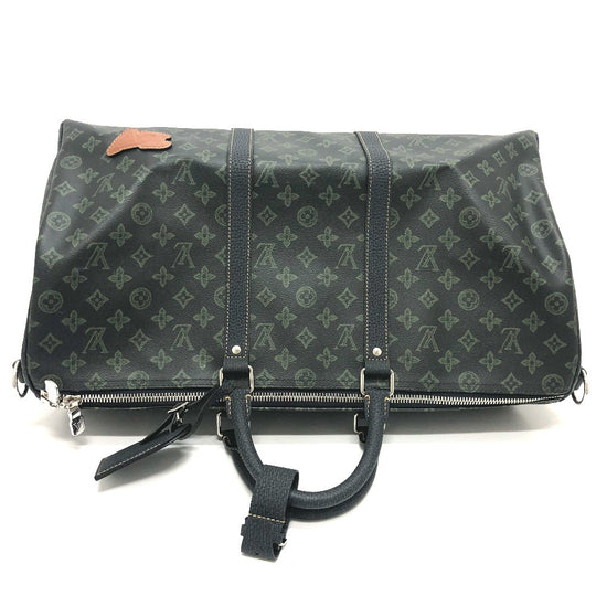 LOUIS VUITTON Boston Duffel bag M46334 Monogram canvas green Monogram Keepall bandouliere 50